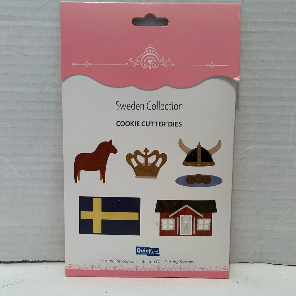 Quickutz 6-pc cookie cutter dies - SWEDEN Collection